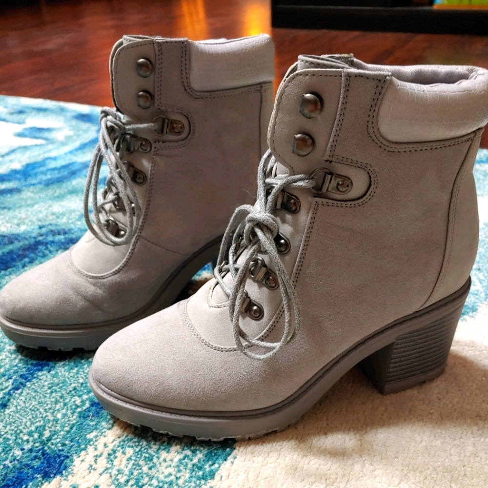 JustFab Grey Booties